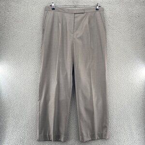 Kasper Pants Womens 18 Gray Wide Leg Trousers Pockets Office Casual Career Work